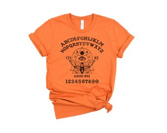 SPIRIT BOARD TSHIRT, Retro Vintage Vibe Hasma Tee, Planchette Tee, Halloween Gift, Witchy Halloween Womens T-Shirt, Spooky Vibes Aesthetic