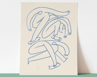 Print Skateboarding | Extreme Sports | &quot;Bangarang!&quot; | Contemporary and Minimal Wall | Desk | Shelf Art