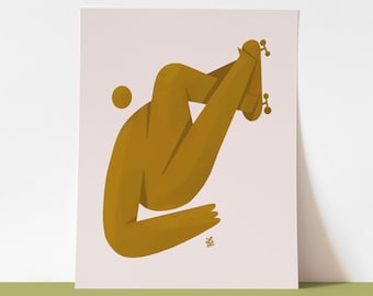 Print Skateboarding | Extreme Sports | "Nice Lil' Indy" | Contemporary and Minimal Wall | Desk | Shelf Art