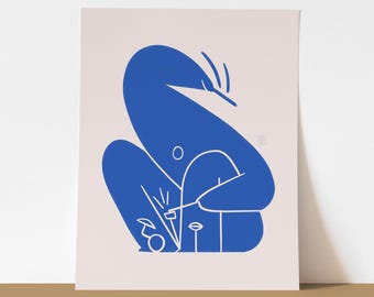 Drumming Print | "Bulls on Parade" | Drummer | Drum Set | Music | Contemporary and Modern Wall | Desk | Shelf Art