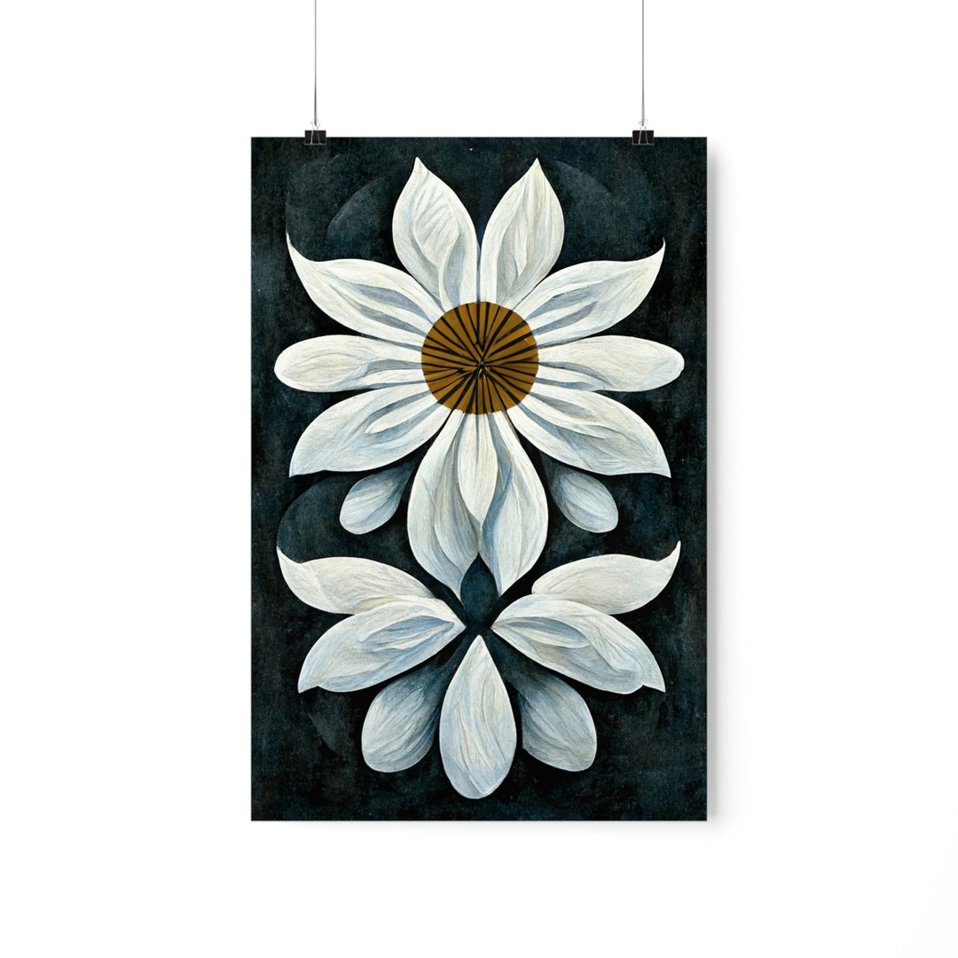 White Flowers in Bloom Wall Art Print - Etsy