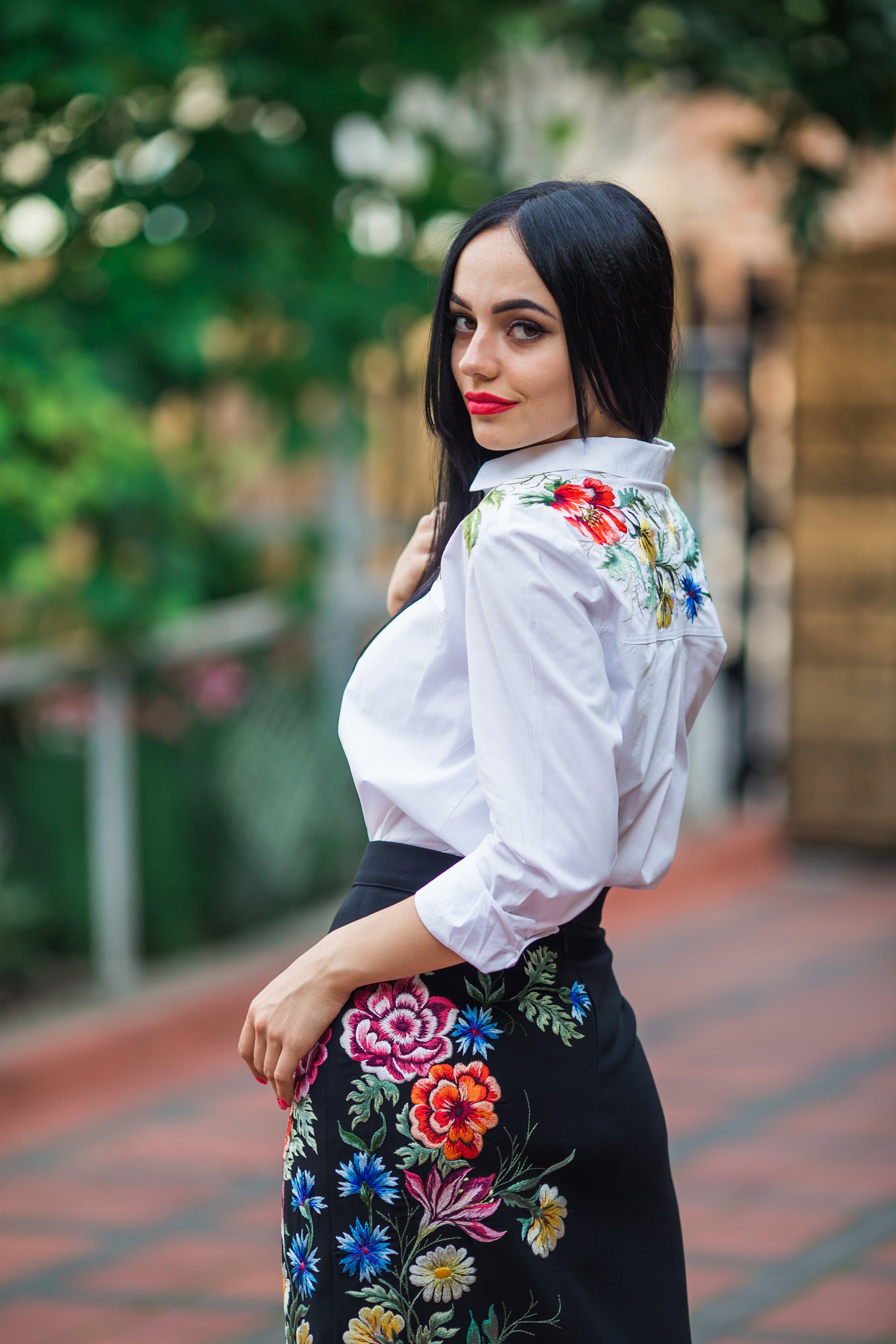 Embroidered Blouse, Floral Blouse, Vyshyvanka, Handmade Blouse, Peasant ...