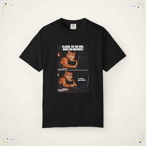 No App No Bugs | Claude Coding Cat T-Shirt