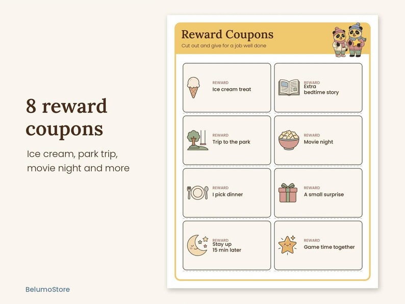 Good Manners Chart.pdf Reward Chart and Reward Coupons for Kids, Printable Sticker Chart, Good ...