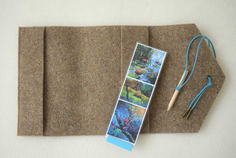 Handmade Book Cover Made of Wool Felt Etsy