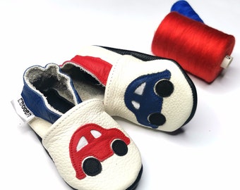 Colored Cars Kids' Slippers, Baby Shoes Boys', Cars Baby Booties, Transport Baby Shoes, Baby Boy Moccasins, Toddler Shoes, Baby Gift, 5