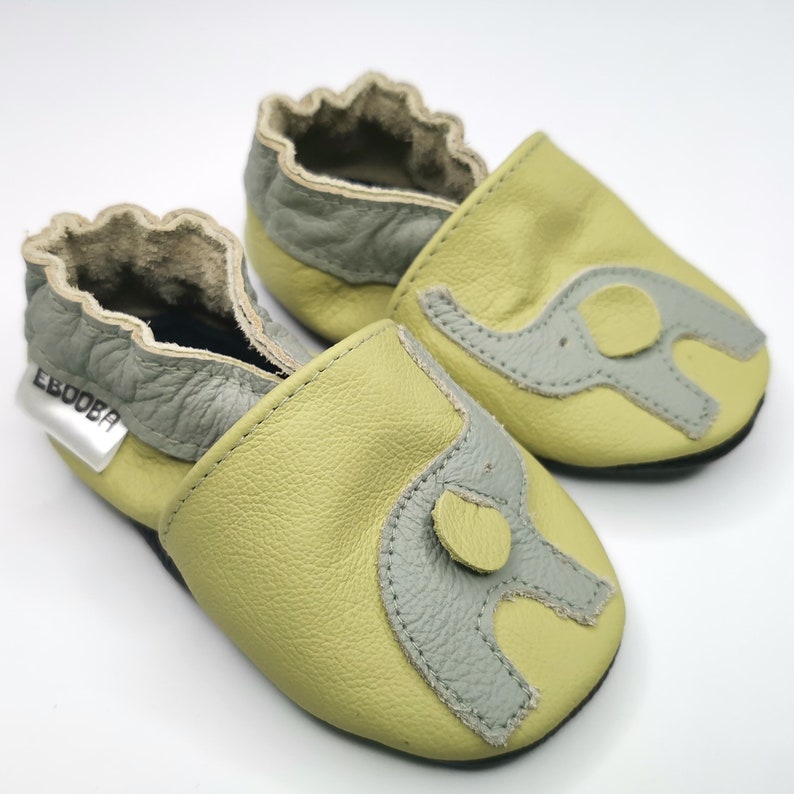Elephant Baby Shoes Genuine Leather Infant Slippers Soft | Etsy