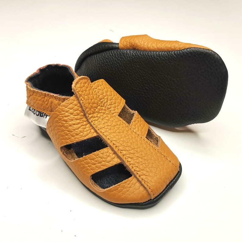 Baby Shoes Baby Sandals Leather Baby Shoes Brown Baby | Etsy