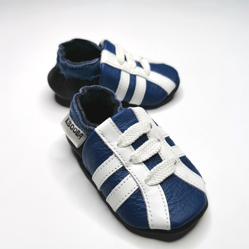 Red&white Baby Shoes Baby Sneakers Ebooba Leather Baby - Etsy