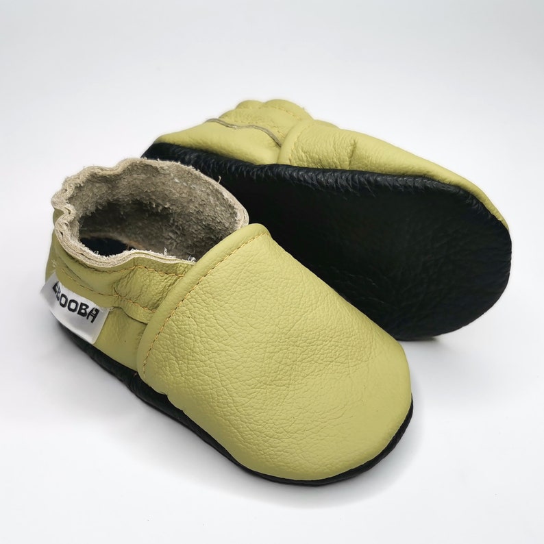 Baby Shoes Brown Leather Baby Soft Sole Bootie Baby Boy Etsy