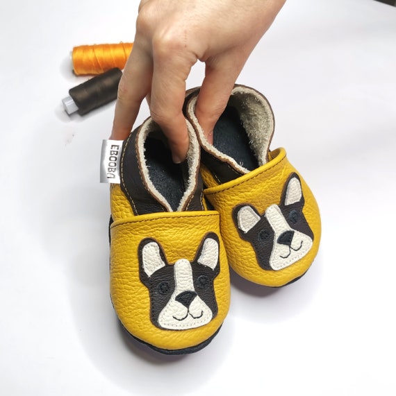 Chaussures souples bébé animaux