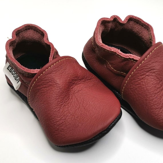 Leather Baby Shoes Baby Moccasins Baby Shoes Ebooba Crib | Etsy