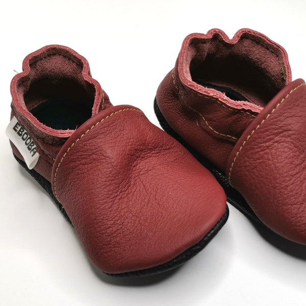 Leather Baby Shoes, Baby Moccasins, Baby Shoes, Ebooba, Crib Baby Shoes,Baby Booties, Girls' Shoes, Boys' Shoes, Krabbelschuhe, Chaussures,3