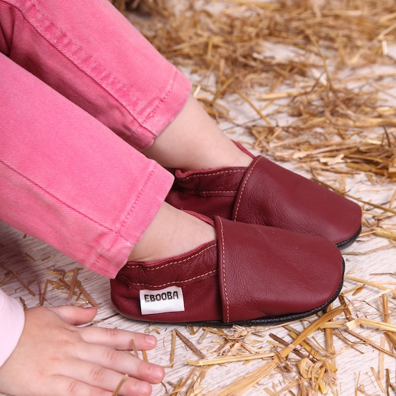 Los zapatos de bebe 21/22 unicos suaves marron oscuro 12-18 | Etsy México