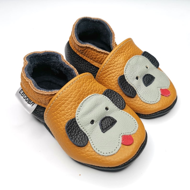 Gift baby shoes Teddy Bear Beige Leather Soft Sole Baby Shoes Baby Moccasins Baby Shoes chaussons cuir b\u00e9b\u00e9 Unisex/' baby shoes 3