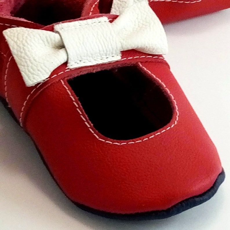 Baby Shoes Red Toddler Sandals Ebooba Leather Baby Shoes Etsy