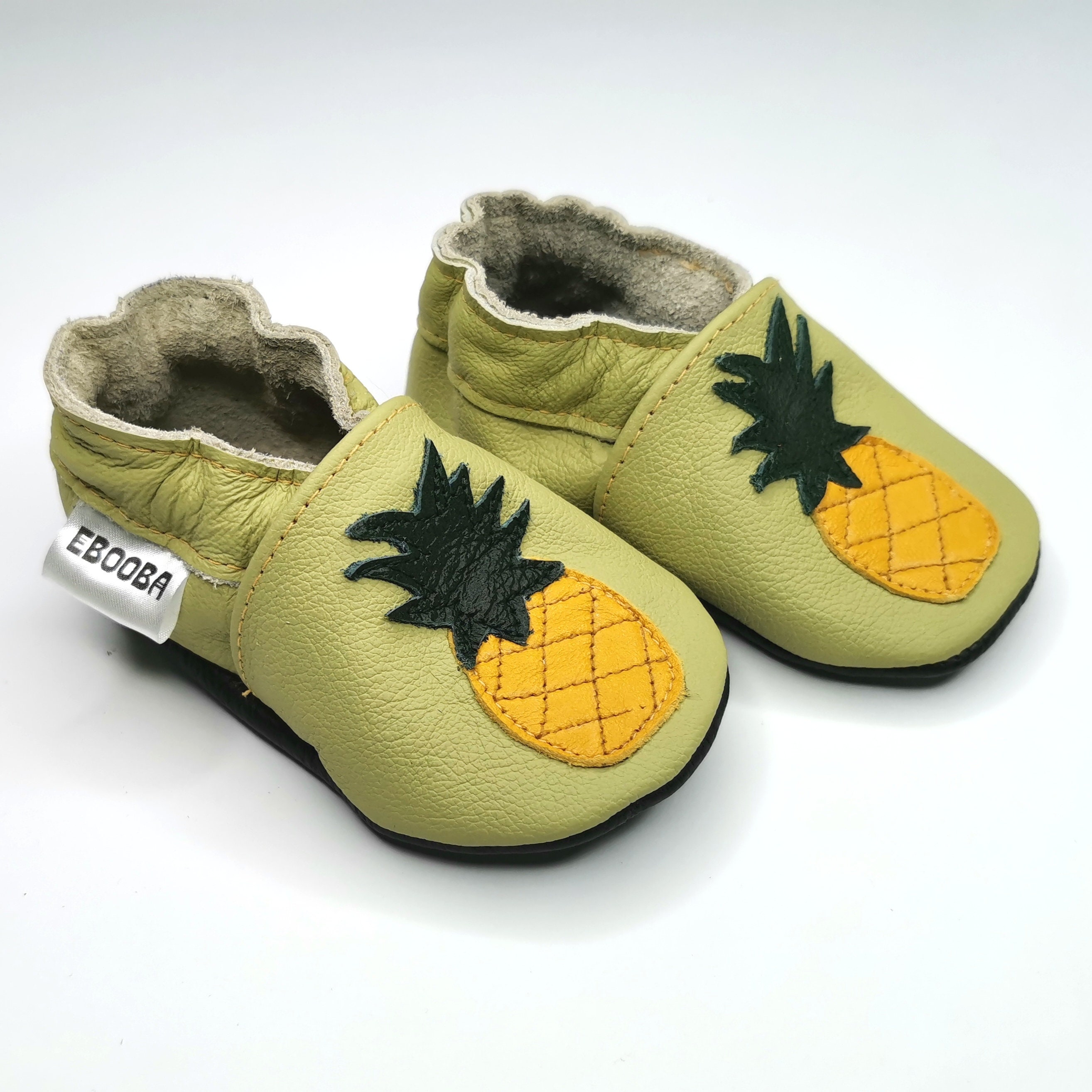 liefde Continentaal Daar Ananas zachte zool leer baby schoenen ananas babyschoentjes - Etsy Nederland