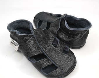 chaussons chaussures bébé Sandales noir 12-18m  ebooba SN-66-B-M-3