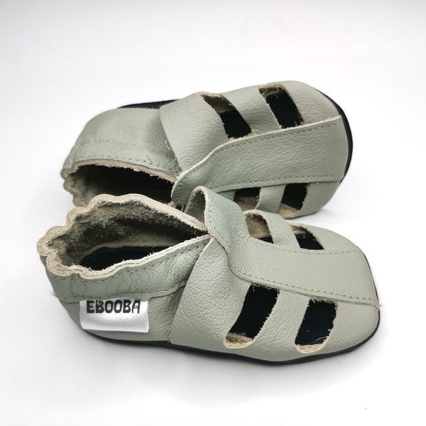 Krabbelschuhe Lederpuschen Lederschuhe Sandalen 19/20 ebooba 6-12 monate