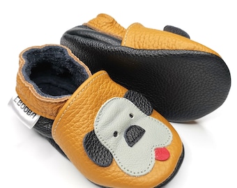 Soft sole baby Shoes Leather baby shoes, Baby moccasins Boys' gift,Ebooba,Crib baby shoes shower gift,Walker baby shoes Unisex,Infant shoes