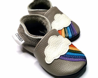 Toddler Shoes, Rainbow Baby Shoes, Leather Toddler Slippers, Girls', Infant Shoes, Boys', Kibs Shoes, Baby Moccasins, Baby Leather Booties,8