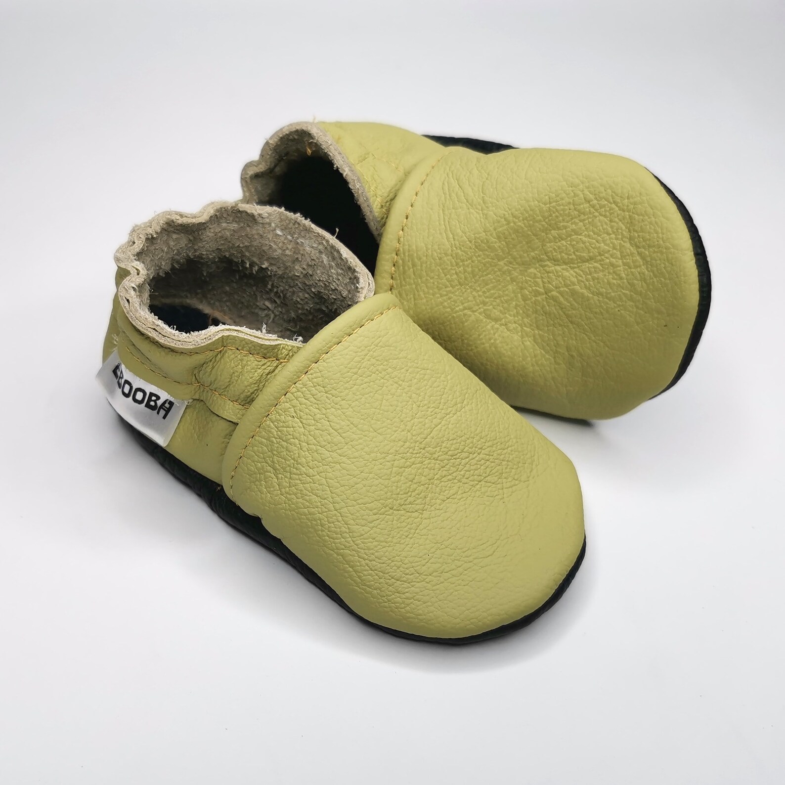 Soft sole baby leather shoes 7763