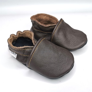 Kids&#39; Shoes, Baby Moccasins, Soft soleBooties, Black Baby Slippers, Infant Booties, Indoor Baby Shoes, Toddler Shoes, Krabbelschuhe, 7