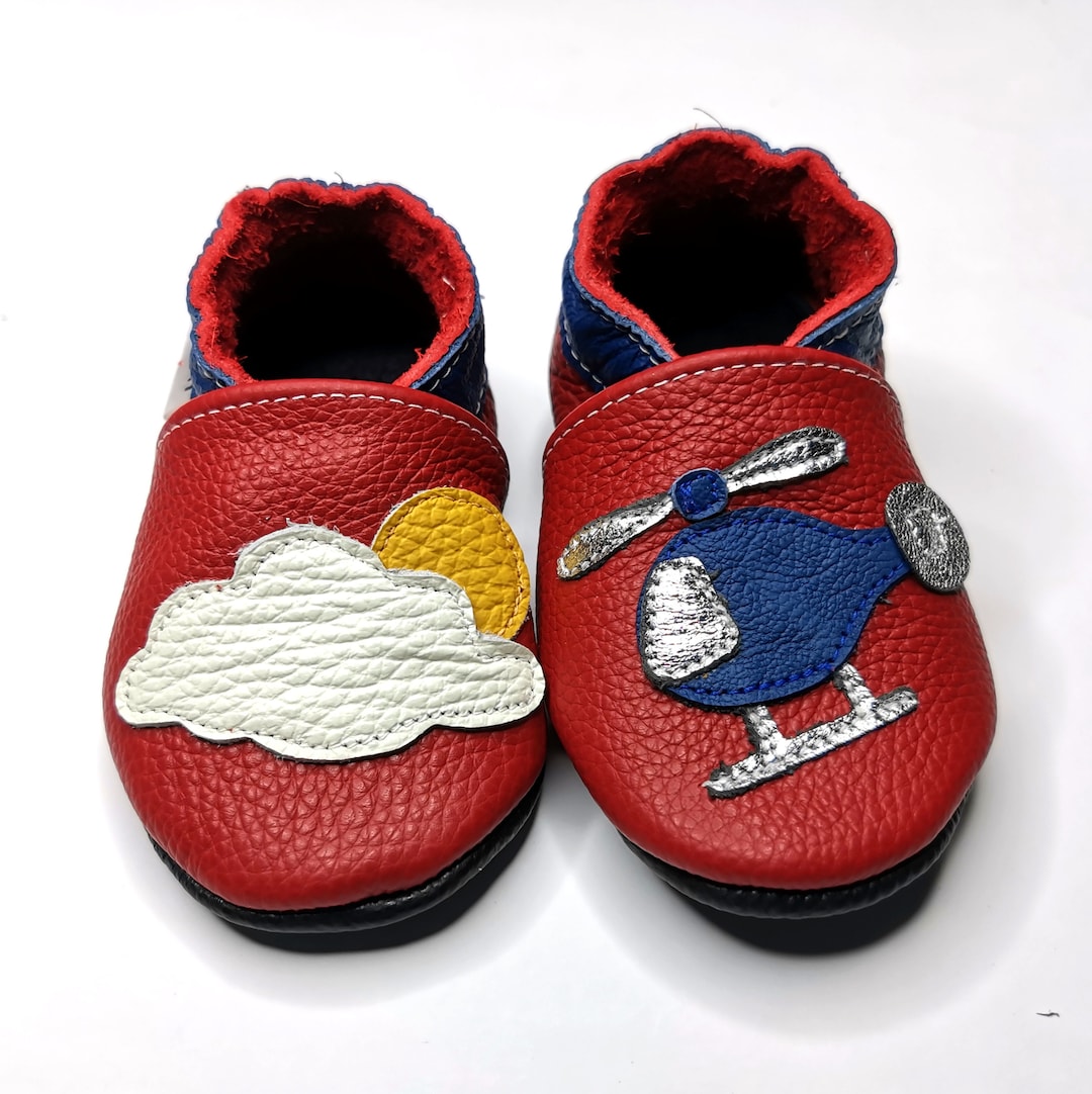Helicopter Booties Baby Leather Shoes Baby Boys' Shoes Etsy