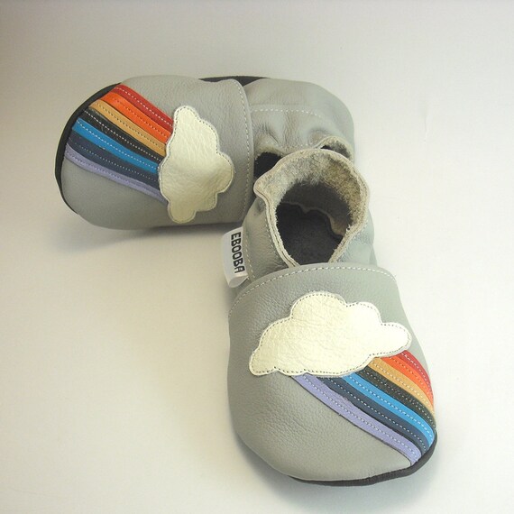rainbow baby shoes