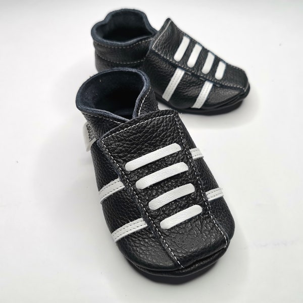 Baby Shoes Soft sole Leather baby shoes Toddler shoes Moccs Kids' slippers Baby sneakers Black&White sneakers Sport shoes