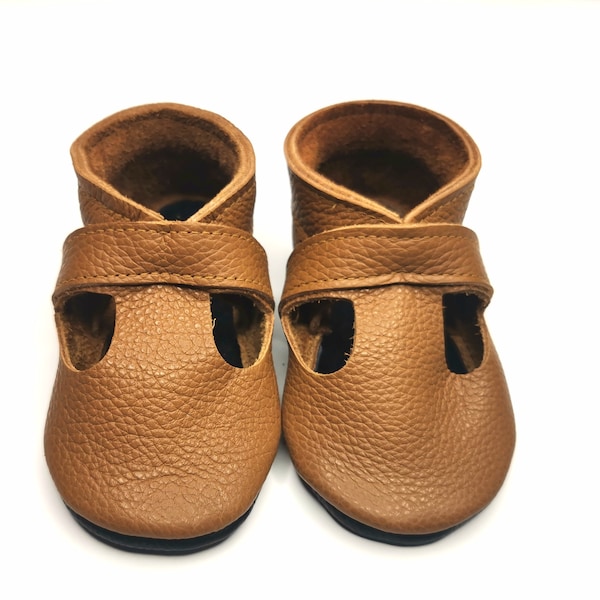 Baby Shoes,Leather Baby Shoes,Ebooba,Baby Moccasins,Soft Sole Baby Shoes,Walking Shoes,Leather Baby Sandals,Girl Sandals,Brown Baby Shoes,4