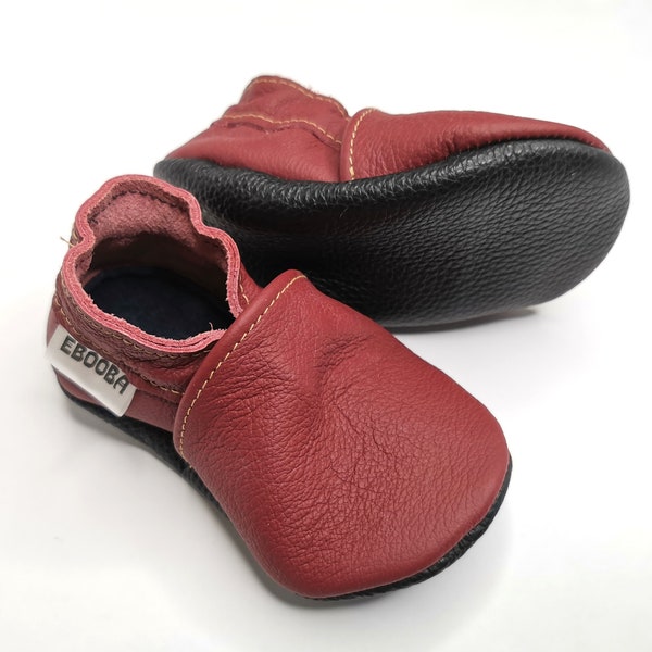 Leather Baby Shoes, Baby Moccasins, Baby Shoes, Ebooba, Crib Baby Shoes,Baby Booties, Girls' Shoes, Boys' Shoes, Krabbelschuhe, Chaussures,6