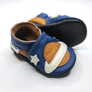 ソフト唯一の赤ちゃんの靴 ブルースペース 4-5 ebooba SC-12-BL 画像 2