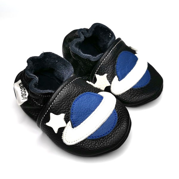 Baby shoes Leather baby shoes, infant gift, Space shoes, Baby shoes boy, Bebes chaussons garcon, Chaussures fille, Krabbelschuhe, Ebooba, 5