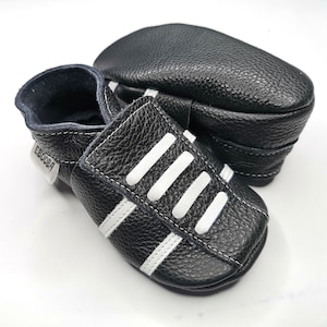 Black baby shoes, Ebooba, Baby Shoes, Crib Baby Shoes, Walker Baby Shoes, Baby Slippers, Baby Moccasins, Black Boy Shoes, Baby Sneakers