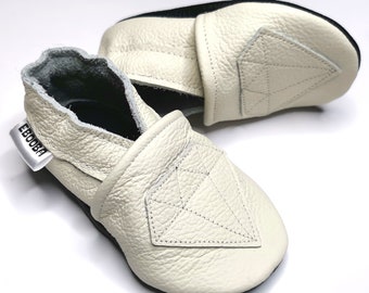 Chaussons bebe chaussures  19/20 diamant blanc 6-12 mois ebooba