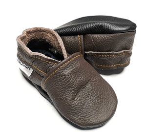 7-8 Years Toddlers Shoes, Leather Toddler Shoes, Toddler Booties, Kids Shoes Soft sole, Children slippers, Krabbelschuhe, 10