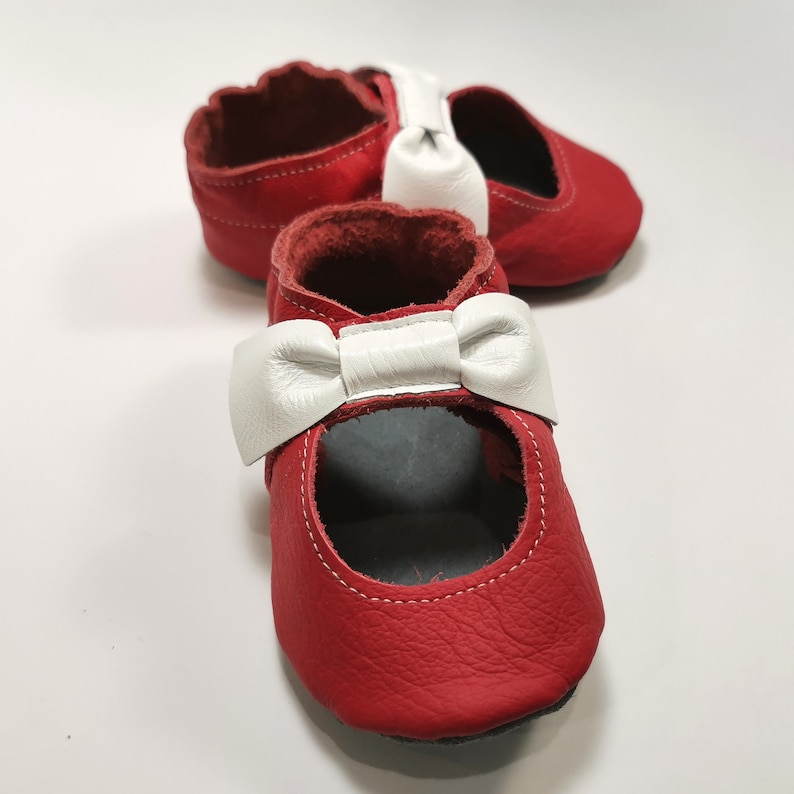 Baby Shoes Red Toddler Sandals Ebooba Leather Baby Shoes Etsy