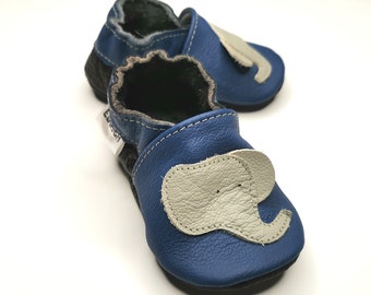 Blue Baby Shoes Lether Baby Shoes, Baby Moccasins, Leather Boy Shoes, Crib Baby Shoes, Toddler Baby Shoes, Unisex Shoes, Soft Sole Shoes, 3