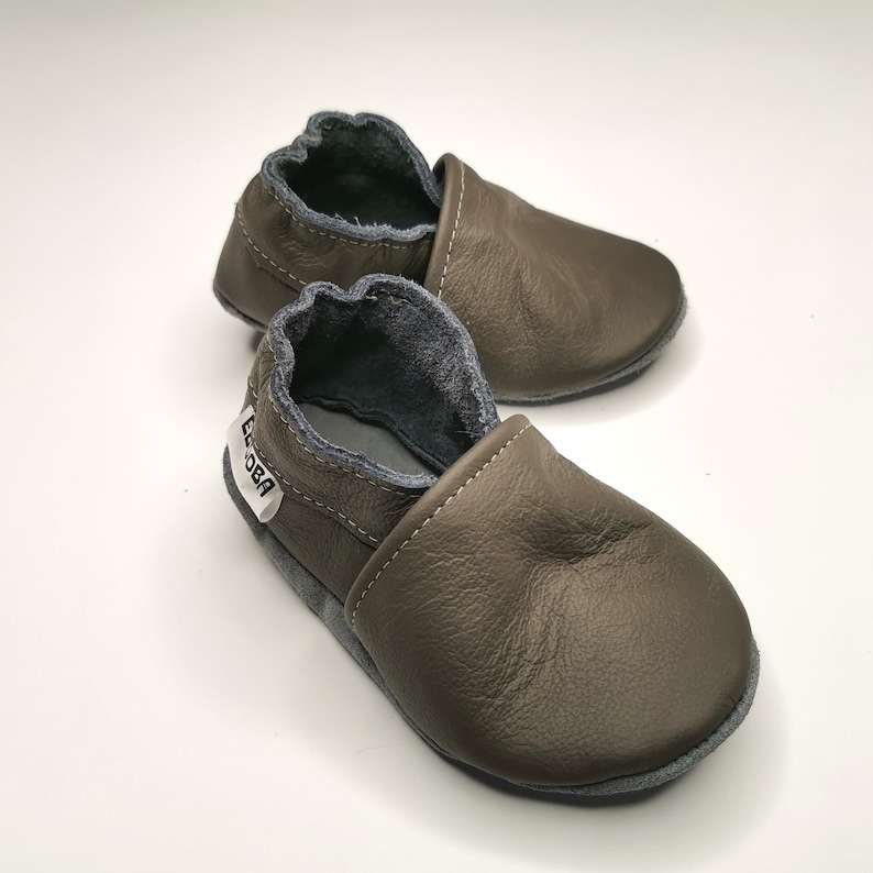 Brown Baby Shoes Baby Plain Shoes Baby Moccasins Baby Shoes - Etsy