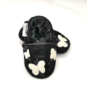Black Soft Sole Baby Shoes, Crib Baby Shoes, Leather Baby Shoes, Baby Shoes Girl, Handmade Slippers, Walker Baby Shoes, Baby Moccasins, 2
