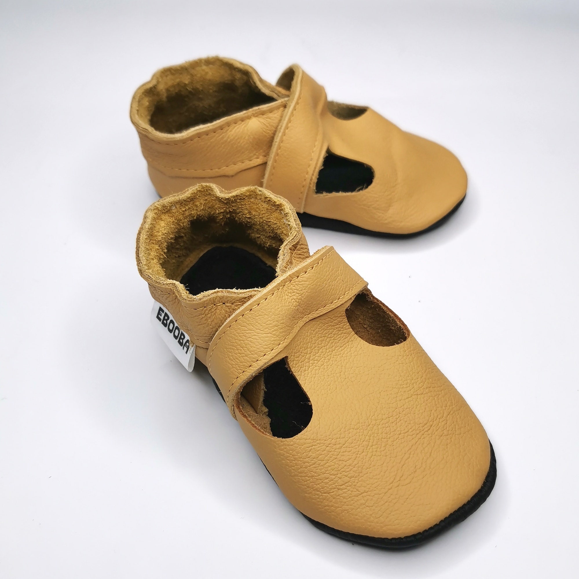 Yellow Baby Shoes Leather Baby Shoes Ebooba Baby Moccasins Etsy
