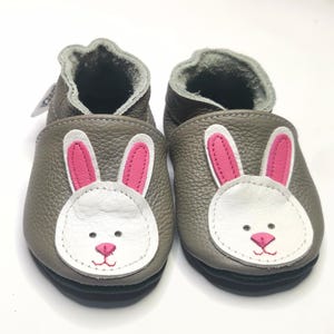 Teddy Bear Shoes, Leather Baby Shoes, Brown Baby Booties, Baby Leather Slippers, Toddler Shoe, Unisex Bootie, Kids' Slippers, Ebooba, 8 image 20