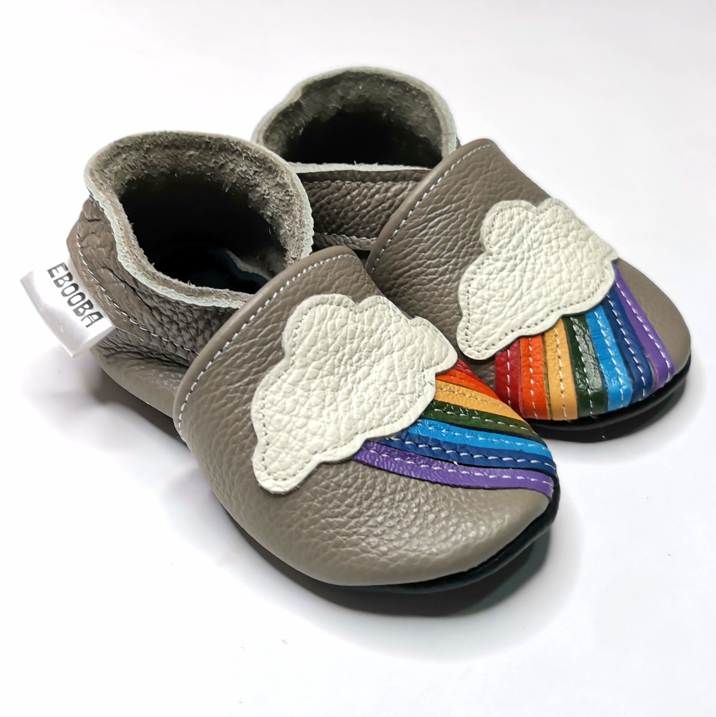 Infant Baby Boy Girl Cozy Fleece Bootie Newborn Stay On Slipper Winter Warm Gripper Non-Slip Crib Shoes - Foto 5