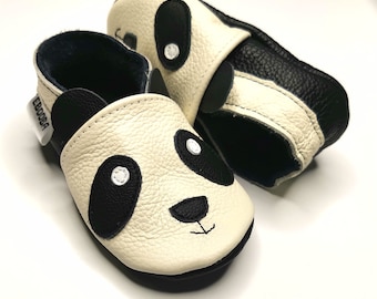 柔らかい靴底の子供靴 5-6 歳のシロクマ パンダ ebooba - Etsy 日本