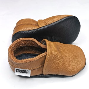 Baby Shoes, Baby Moccasins Leather Baby Shoes, Ebooba, Crib Shoes, Unisex Baby Shoes, Baby shoes girl, Boy baby shoes, Brown Baby Shoes, 5