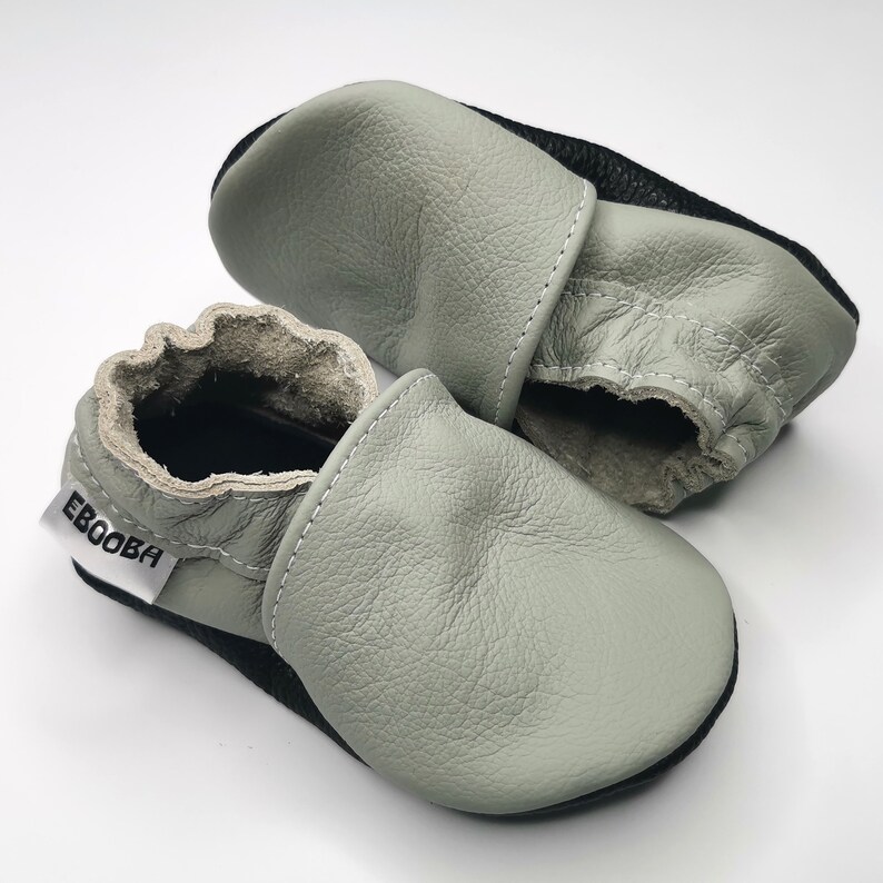 Chaussons bebe chaussures vineux 3 4 ebooba OT-11-M-M-6 Grey