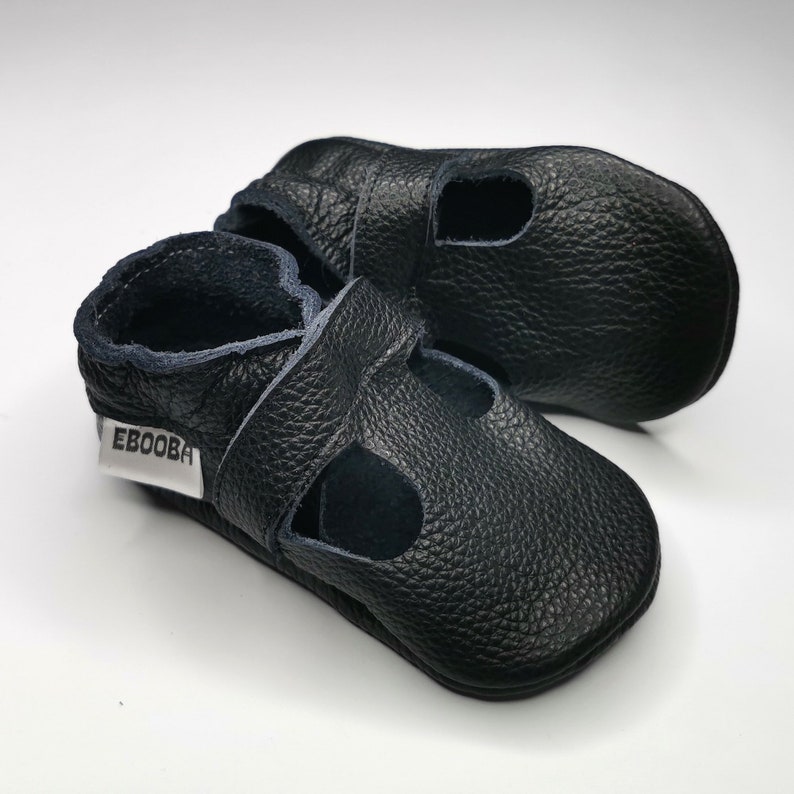 Black Baby Sandals, Ebooba, Walkers Shoes, Baby Booties, Soft Sole Shoes, Crib Shoes, Baby Slippers, Girls' Shoes, Boys' Shoes, Chaussons, 3 image 10