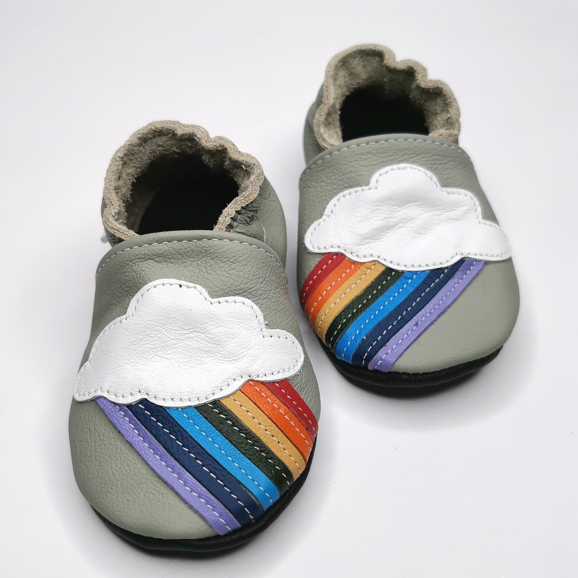 gucci queercore leather flats