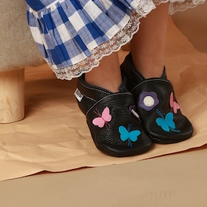 Baby Shoes,Leather Baby Shoes,Baby Moccasins,Ebooba,Crib Baby Shoes,Walker Baby Shoes,Moccs,Kids Shoes,Booties Crib Shoes,Black Baby Shoes,9